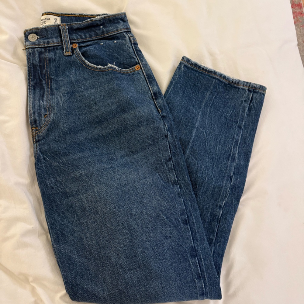 Abercrombie & Fitch 90s straight ultra high rise Jean